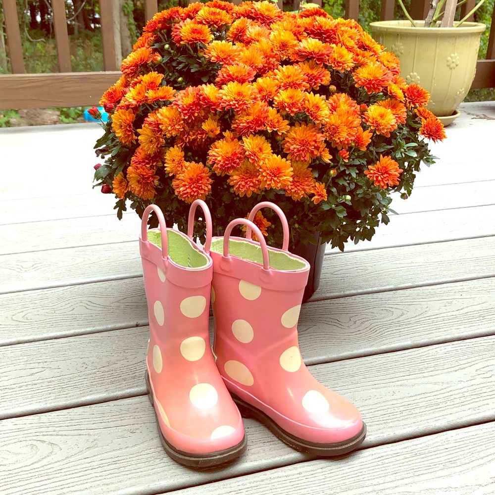 ☔️OSHKOSH rain boots size XS 5/6